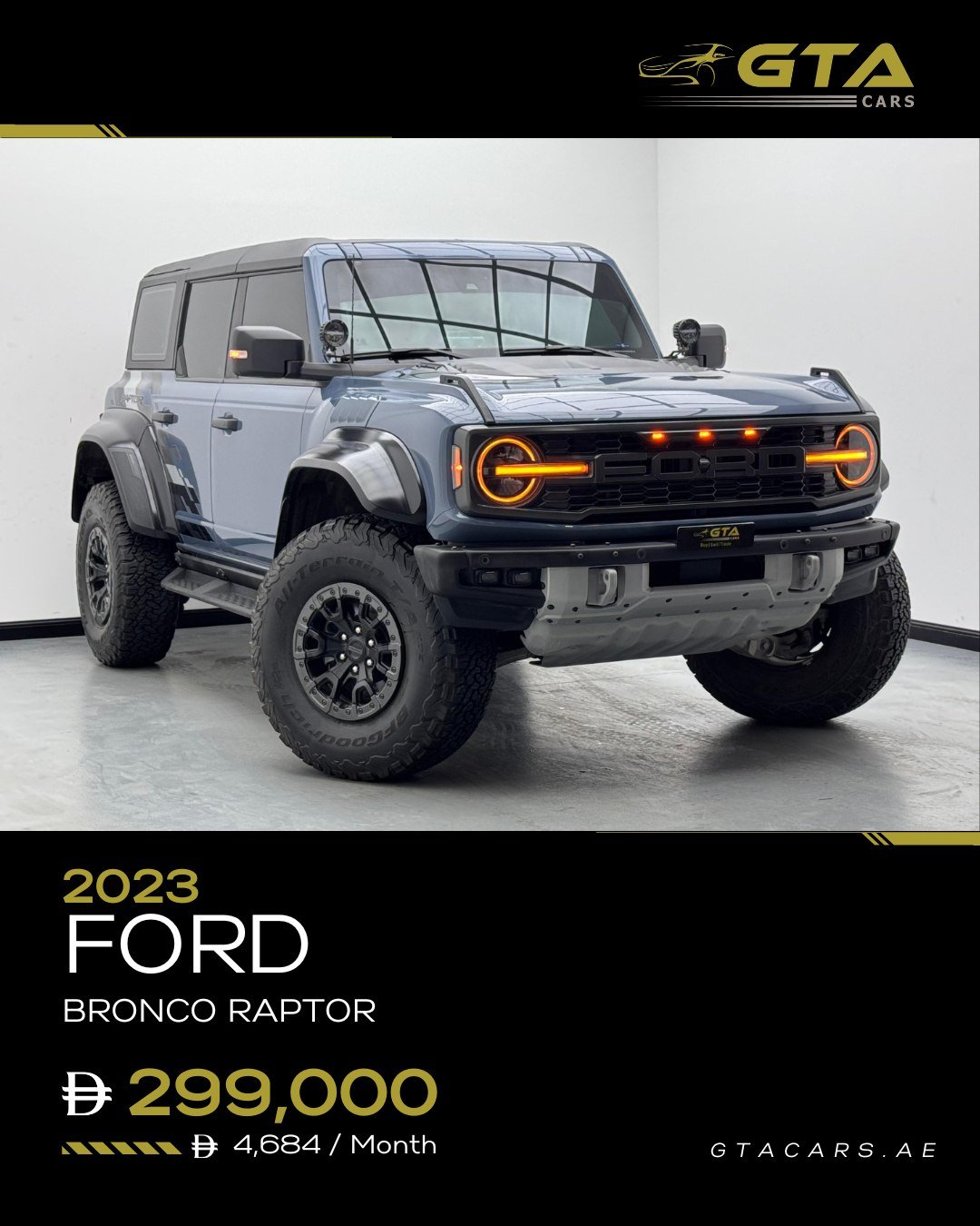 2023 Ford Bronco Raptor GCC 3.0 V6 4WD — Dubai, UAE