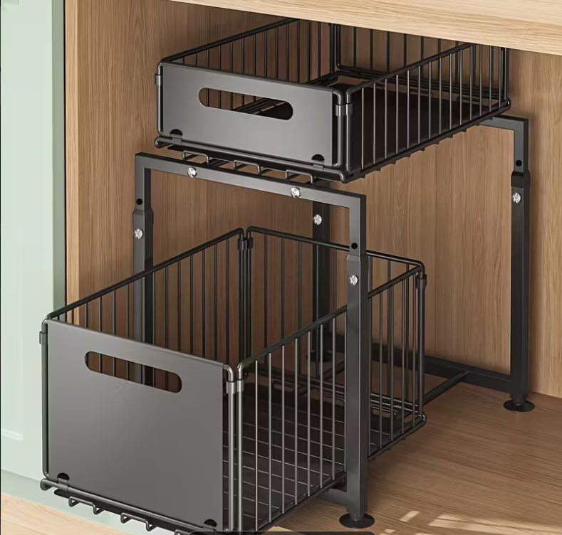 Estante organizador extraíble de 2 niveles para mesa o fregadero — Tiflis, Georgia