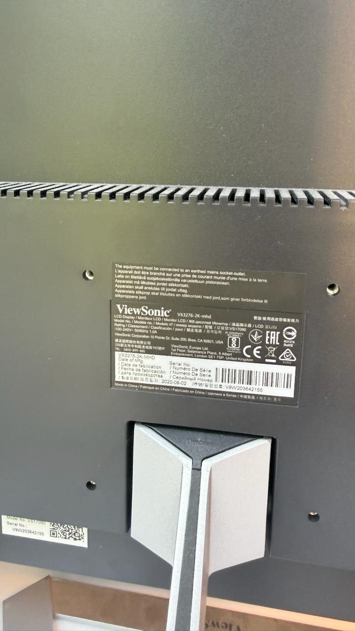 32" 2K IPS ViewSonic VX3276-2K-mhd monitor — Belgrade, Serbia