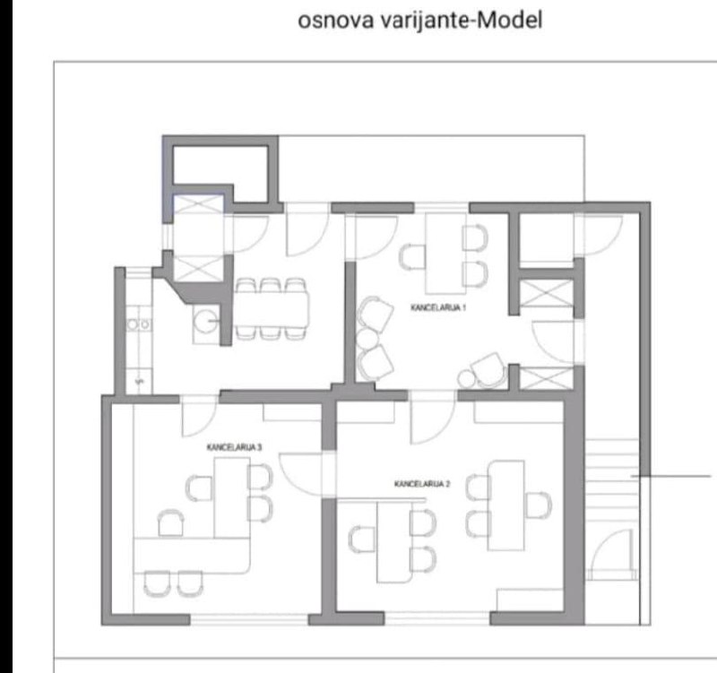 Rent office space 95 m² (IT/law/accounting) — Novi Sad, Serbia