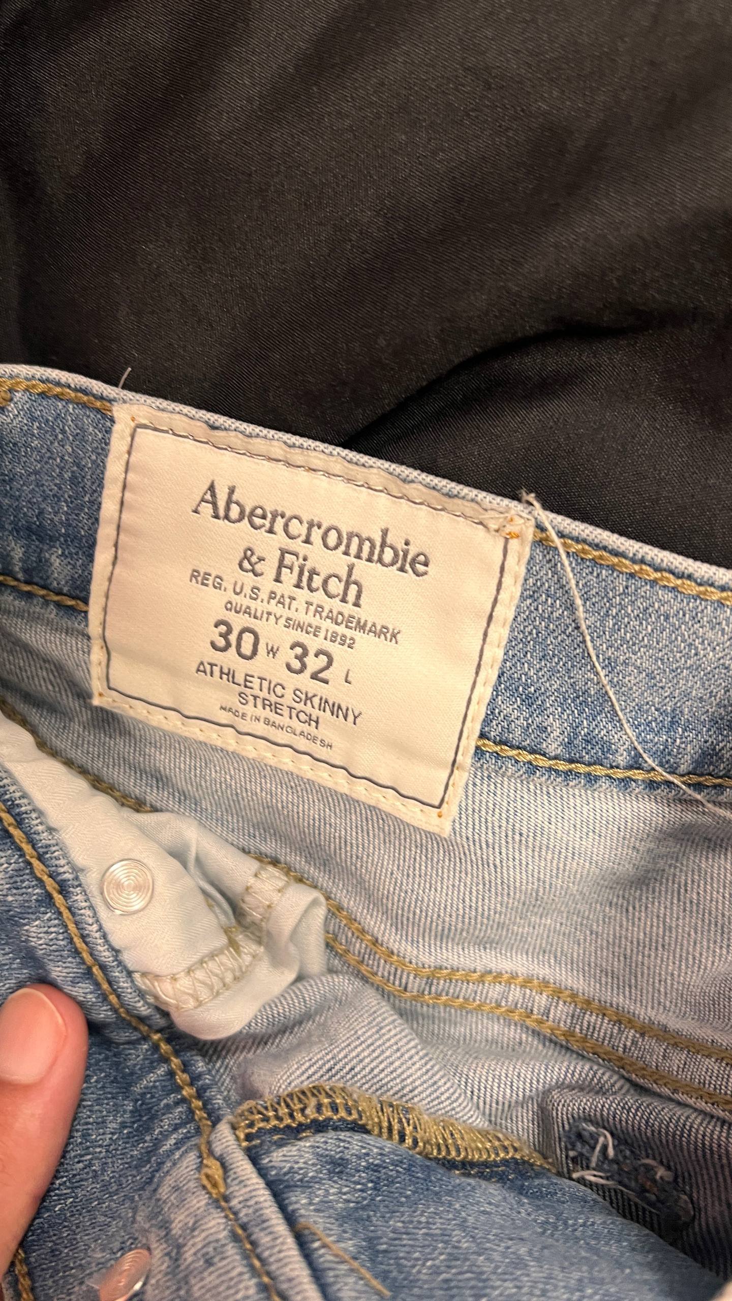 Abercrombie & Fitch light blue jeans — Saint Petersburg, Russia
