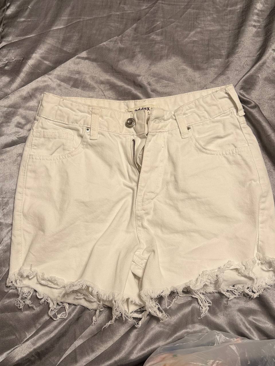 Addax beige denim shorts — used — Tbilisi, Georgia