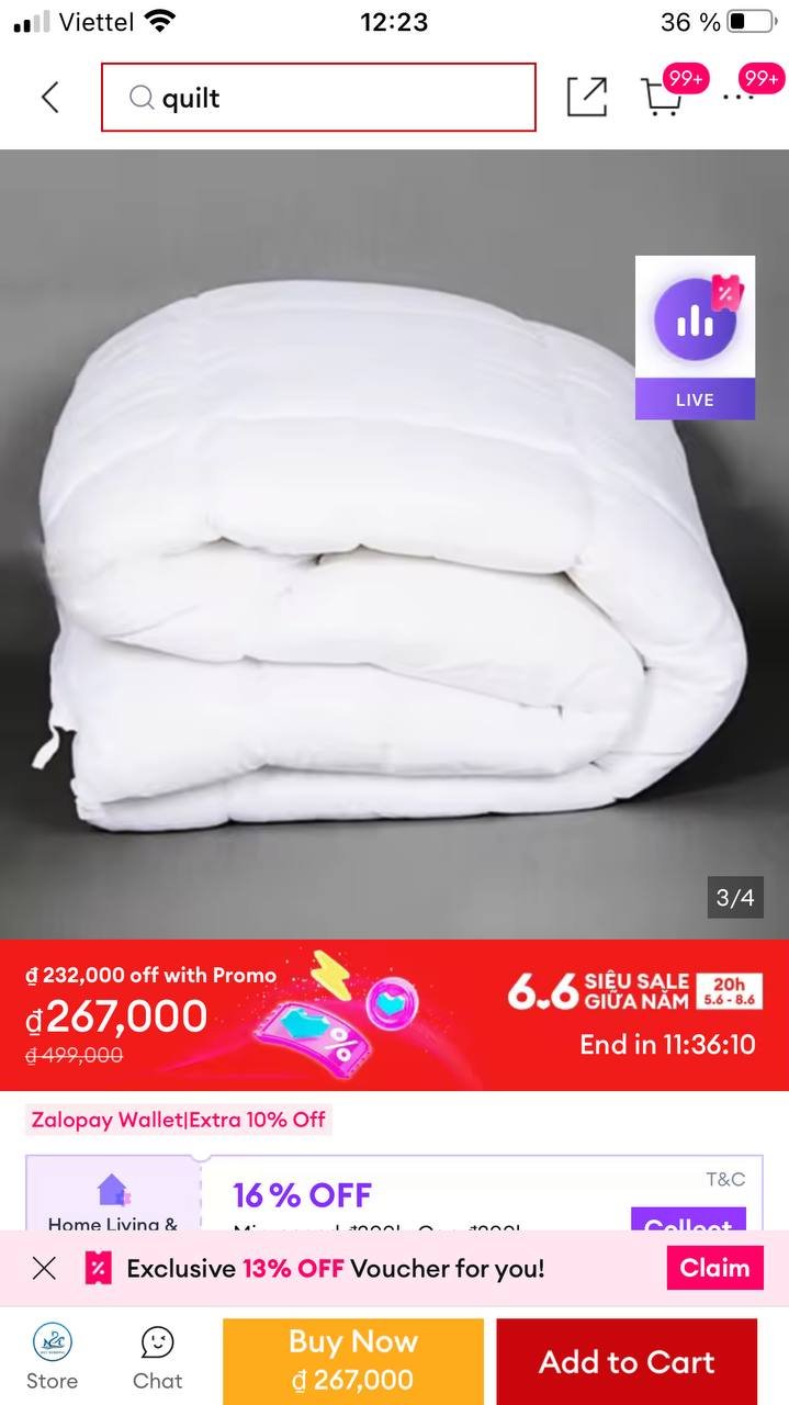 لحاف مزدوج خفيف ودافئ 200 ألف — فيتنام لحاف مزدوج خفيف ودافئ 200 ألف — new_or_used_unclear — فيتنام