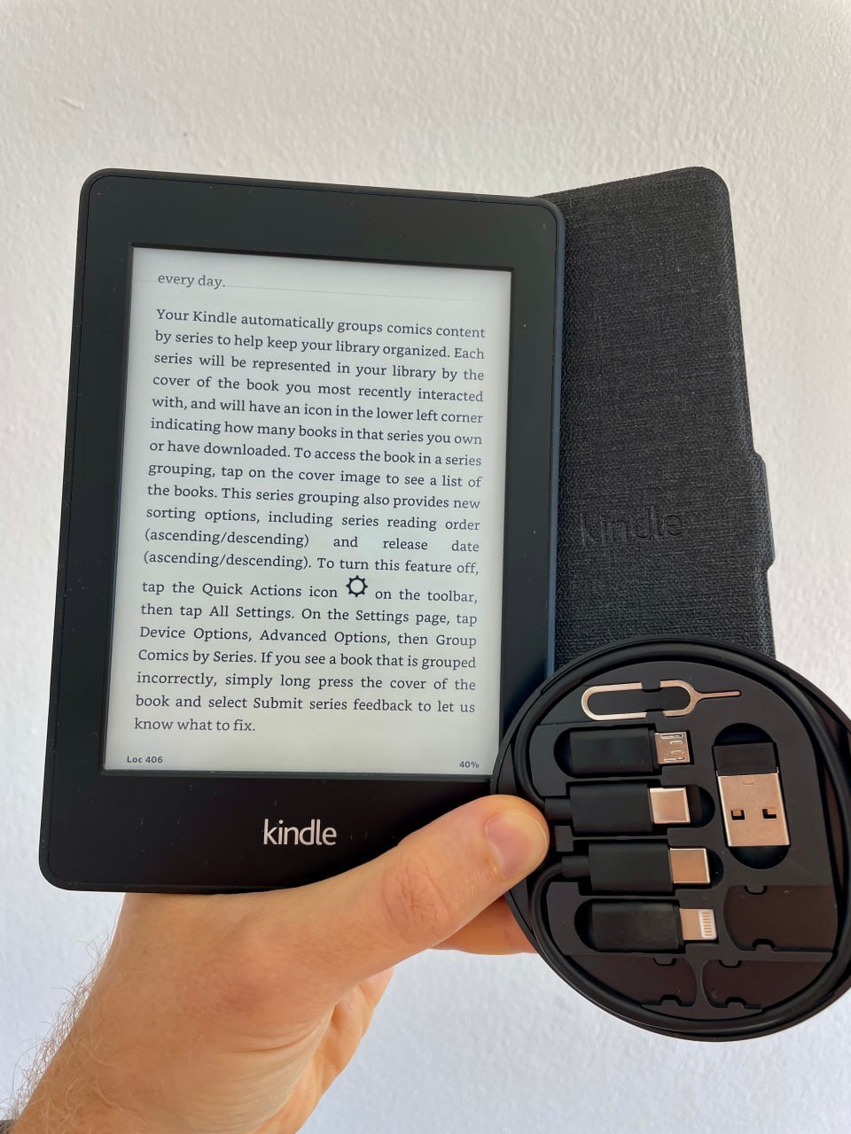 Amazon Kindle Paperwhite 6" 6-е поколение с чехлом — Лимасол, Кипр Amazon Kindle Paperwhite 6" 6-е поколение с чехлом — Лимасол, Кипр