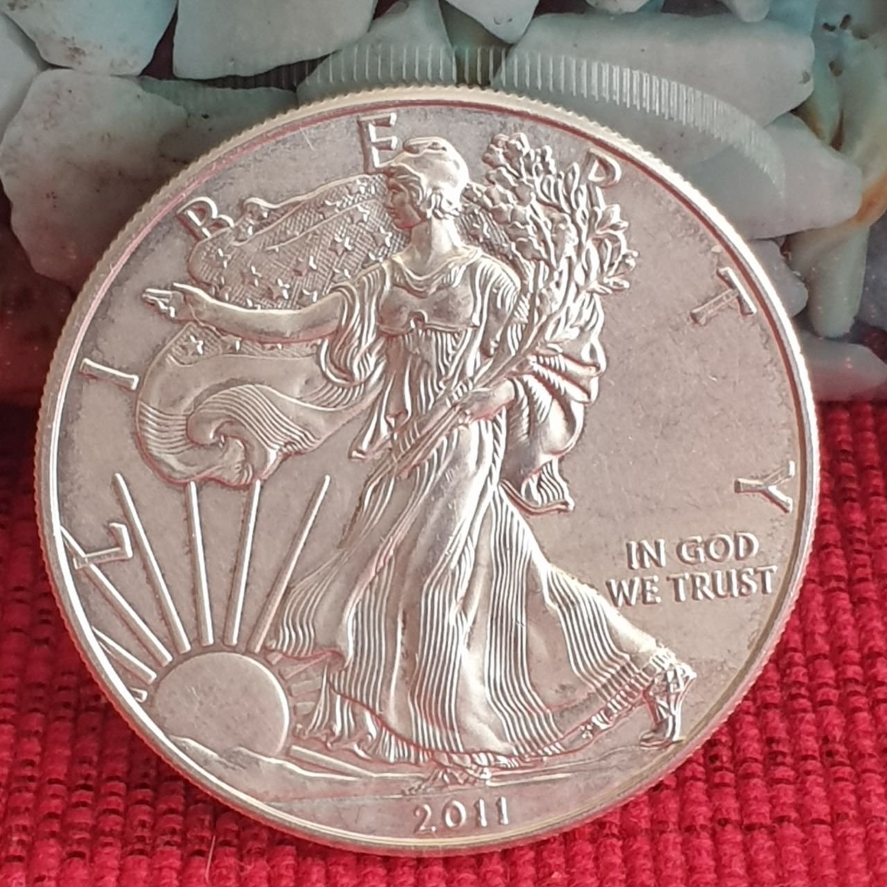 American Silver Eagle 2011 1 أونصة (فضة 999) — ممتاز — باتومي, جورجيا