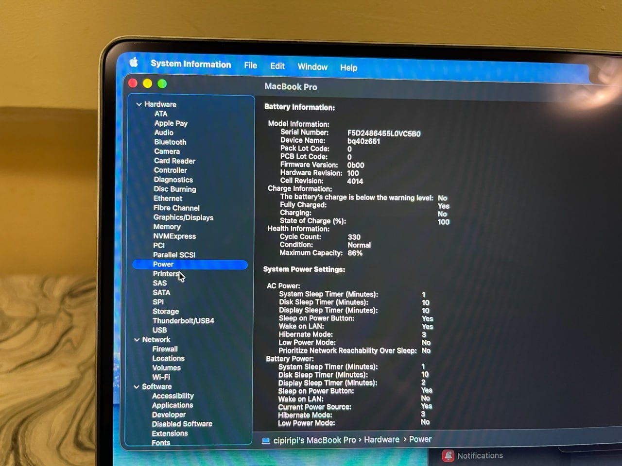 Apple MacBook Pro 16" M2 Pro 16/512 2023 — used with scratches and sticker marks — Belgrado, Serbia