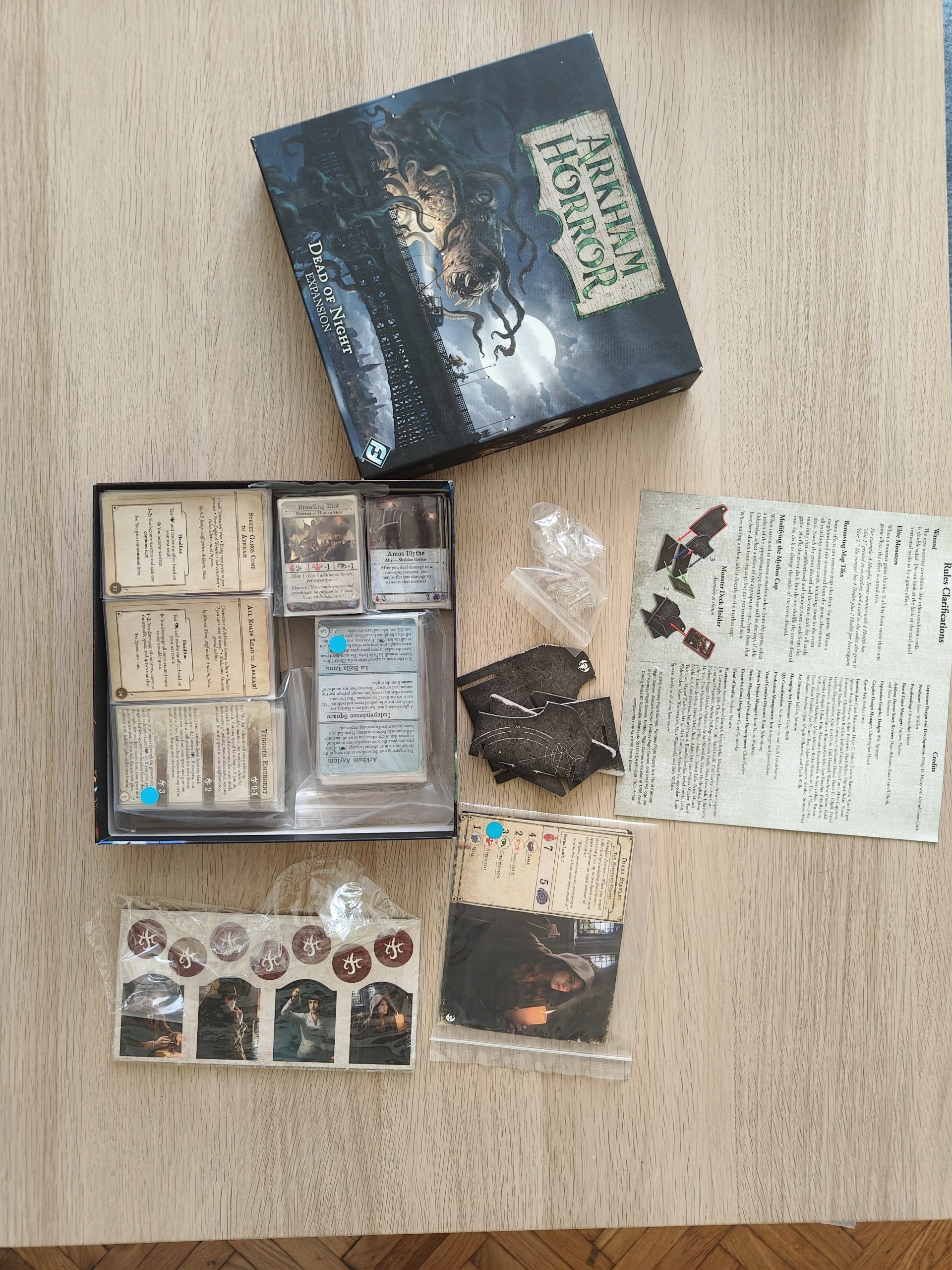 لعبة لوحية Arkham Horror الإصدار الثالث + Dead of Night (بالإنجليزية) — بلغراد, صربيا لعبة لوحية Arkham Horror الإصدار الثالث + Dead of Night (بالإنجليزية) — ممتاز — بلغراد, صربيا