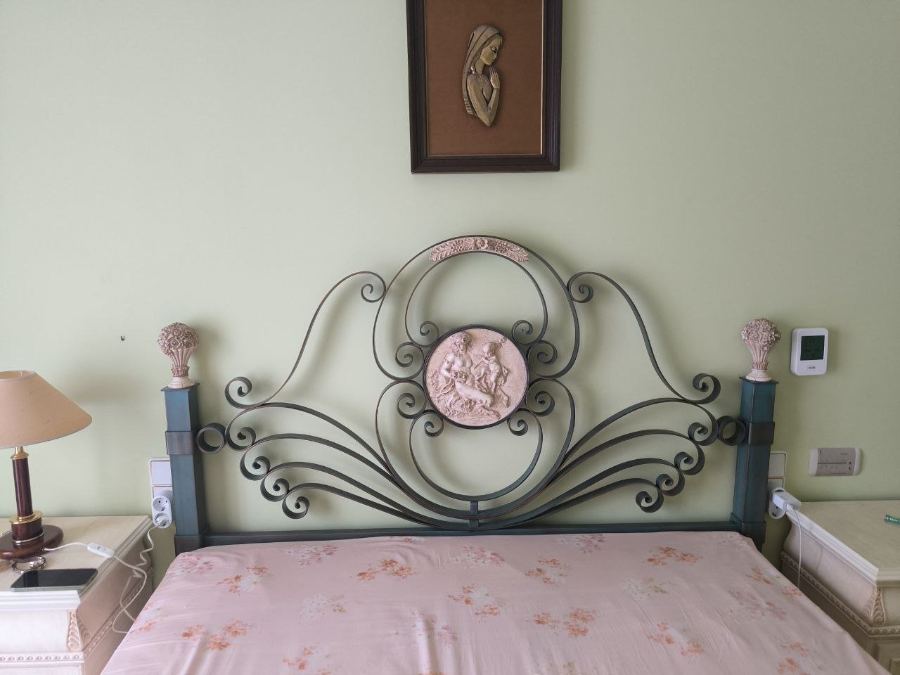 Bed headboard wrought iron 160×145 — new — Valencia, Spain