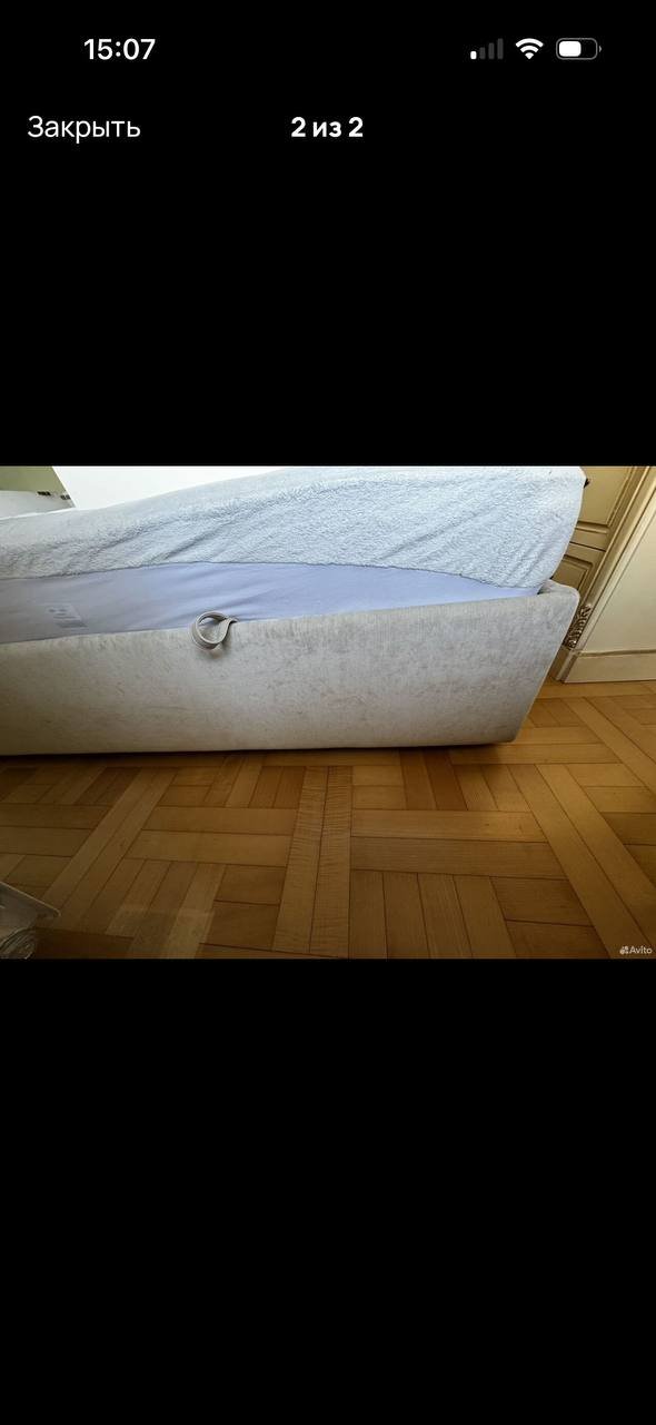 Cama (con colchón) gratis, recogida — used — Moscú, Rusia