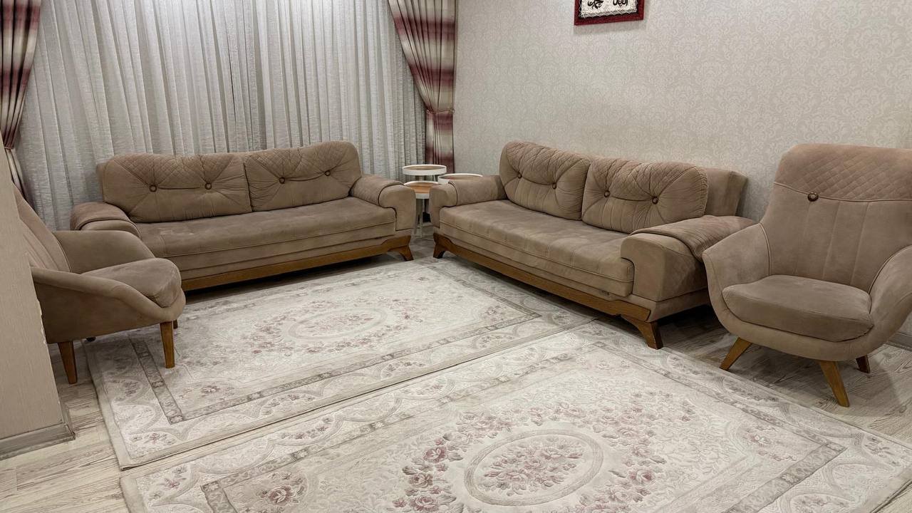 Sofá y sillones beige (casi nuevos) — used — Antalya, Turquía