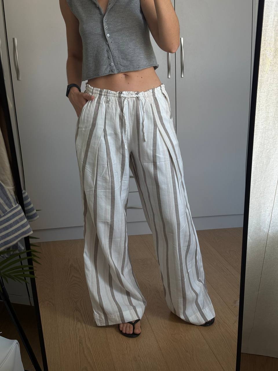 بنطال Bershka كتان+فيسكوز، مقاس M — بلغراد, صربيا بنطال Bershka كتان+فيسكوز، مقاس M — ممتاز — بلغراد, صربيا