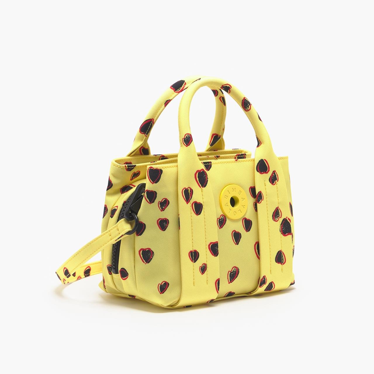 Bolso Bimba Y Lola con corazones, amarillo — Belgrado, Serbia