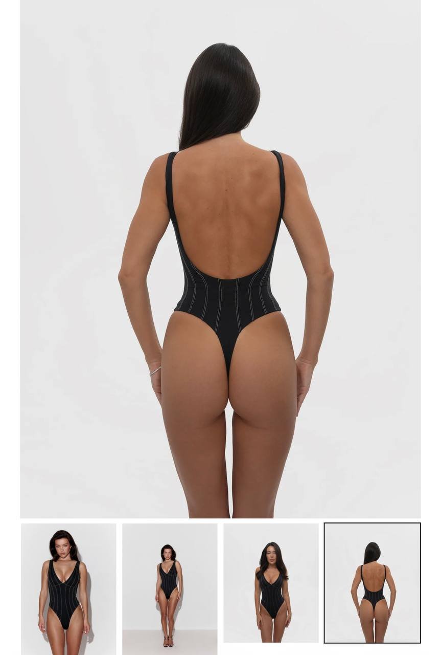 Bañador negro de una pieza con efecto moldeador, talla S — nuevo — Limasol, Chipre