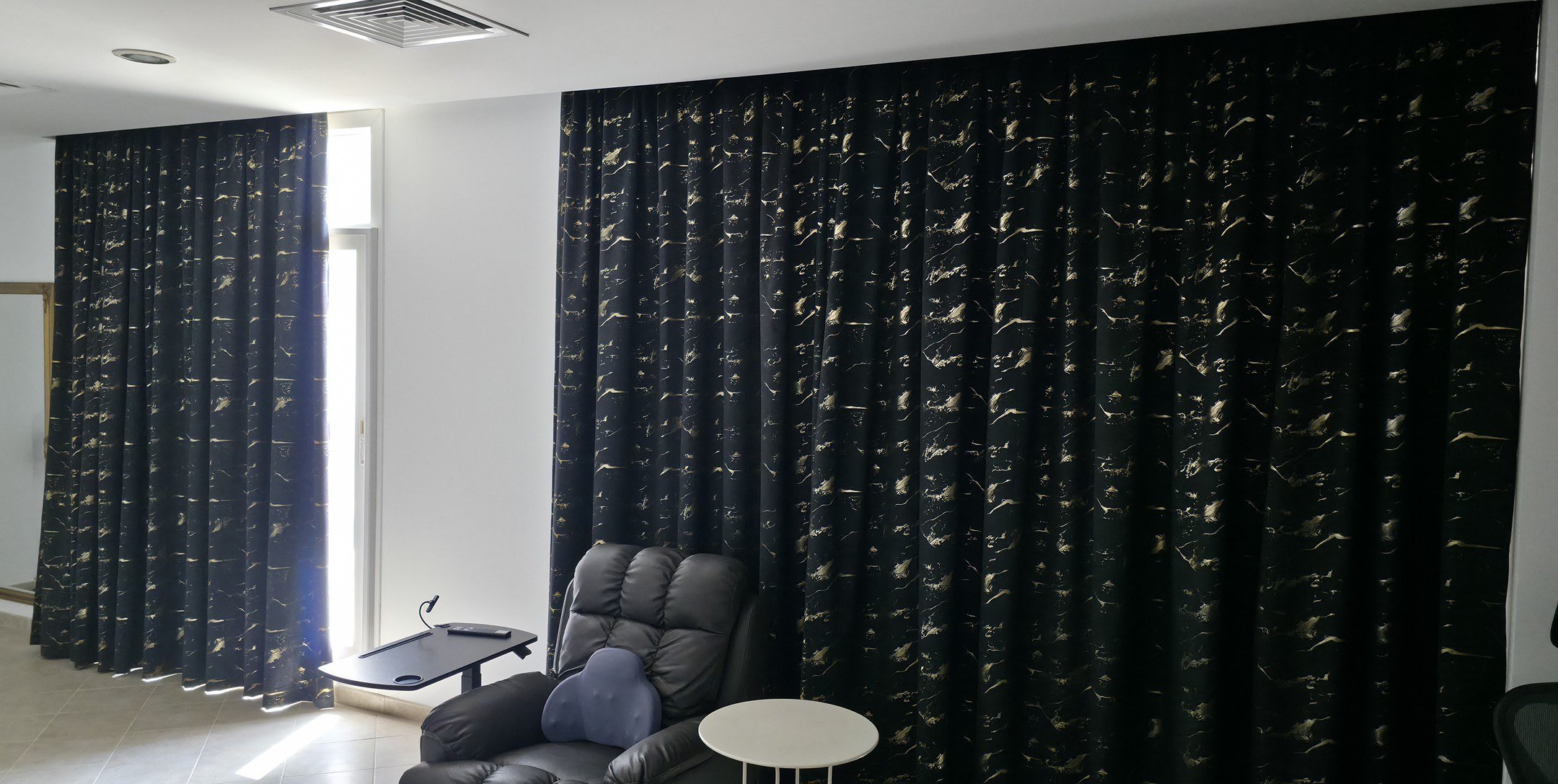 Blackout curtains black and gold (set) — Dubai, UAE