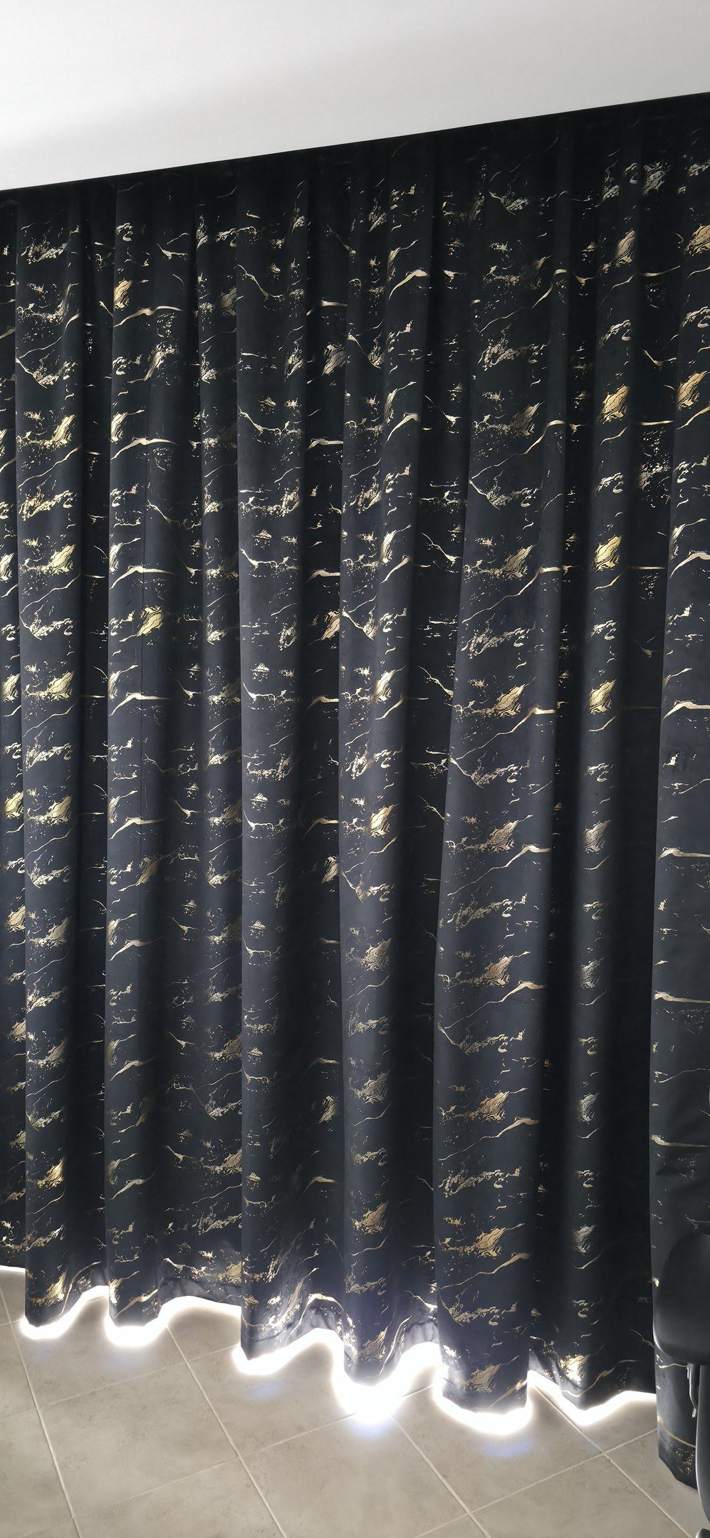 Blackout curtains black and gold (set) — Dubai, UAE