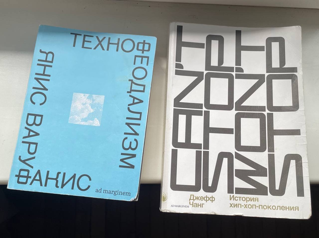 Книги из коллекции: «Технофеодализм» и «Cant stop, wont stop» — Тбилиси, Грузия