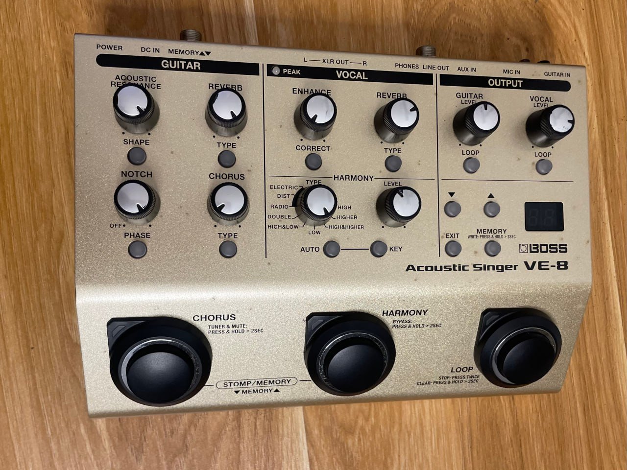 Boss VE-8 procesador de efectos para guitarra acústica y voz — usado — Nha Trang, Vietnam