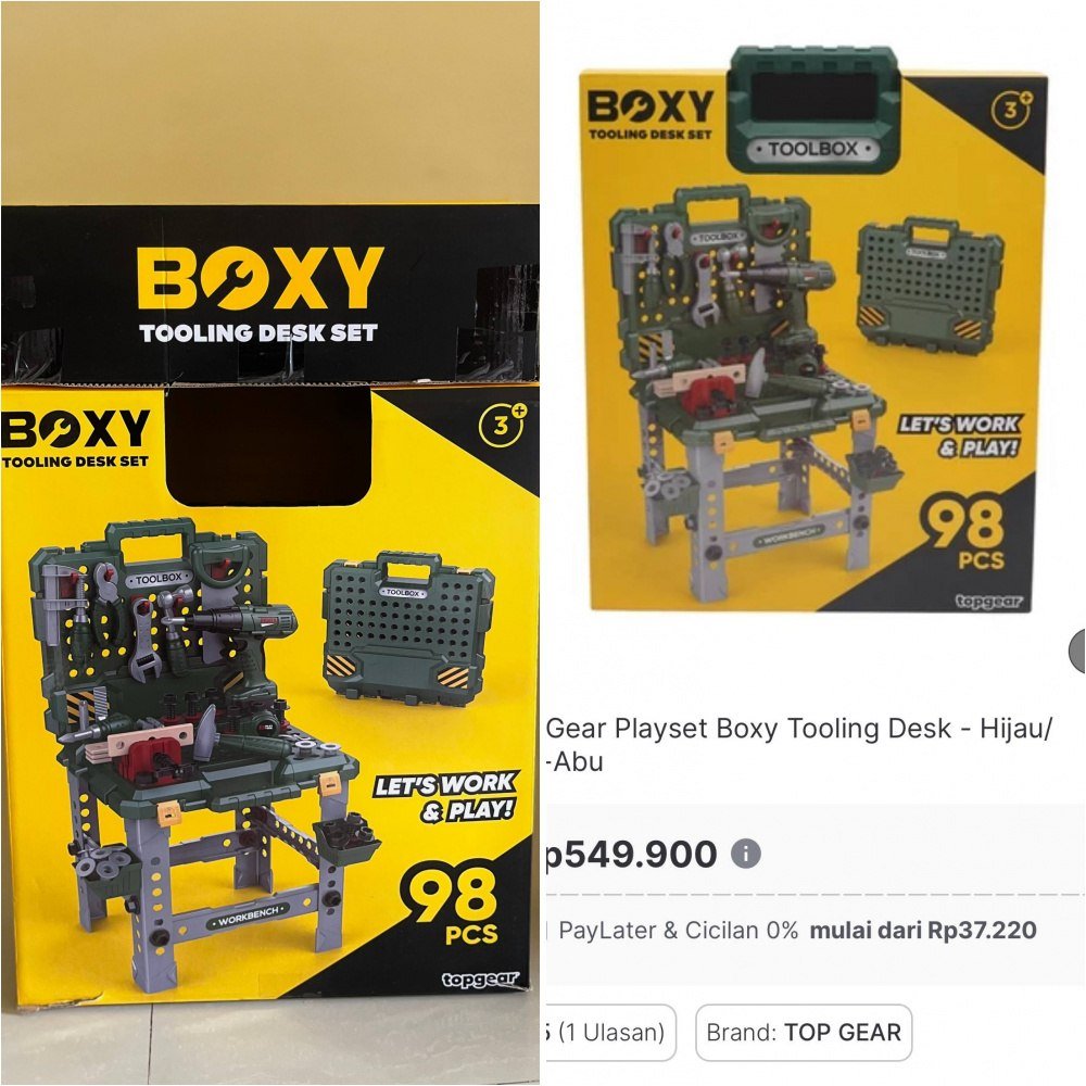 مجموعة أدوات أطفال Boxy 3 (98 قطعة) — بالي, إندونيسيا