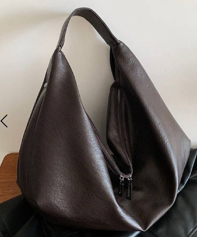 Brown leather handbag, 60 GEL — Batumi, Georgia
