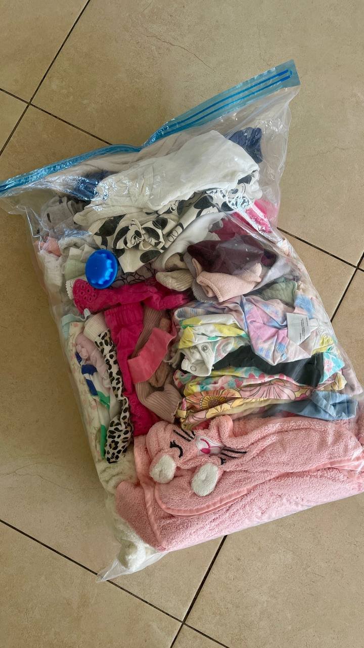 Bundle of girls clothes 3-9 months (Rishon) — Rishon LeZion, Israel