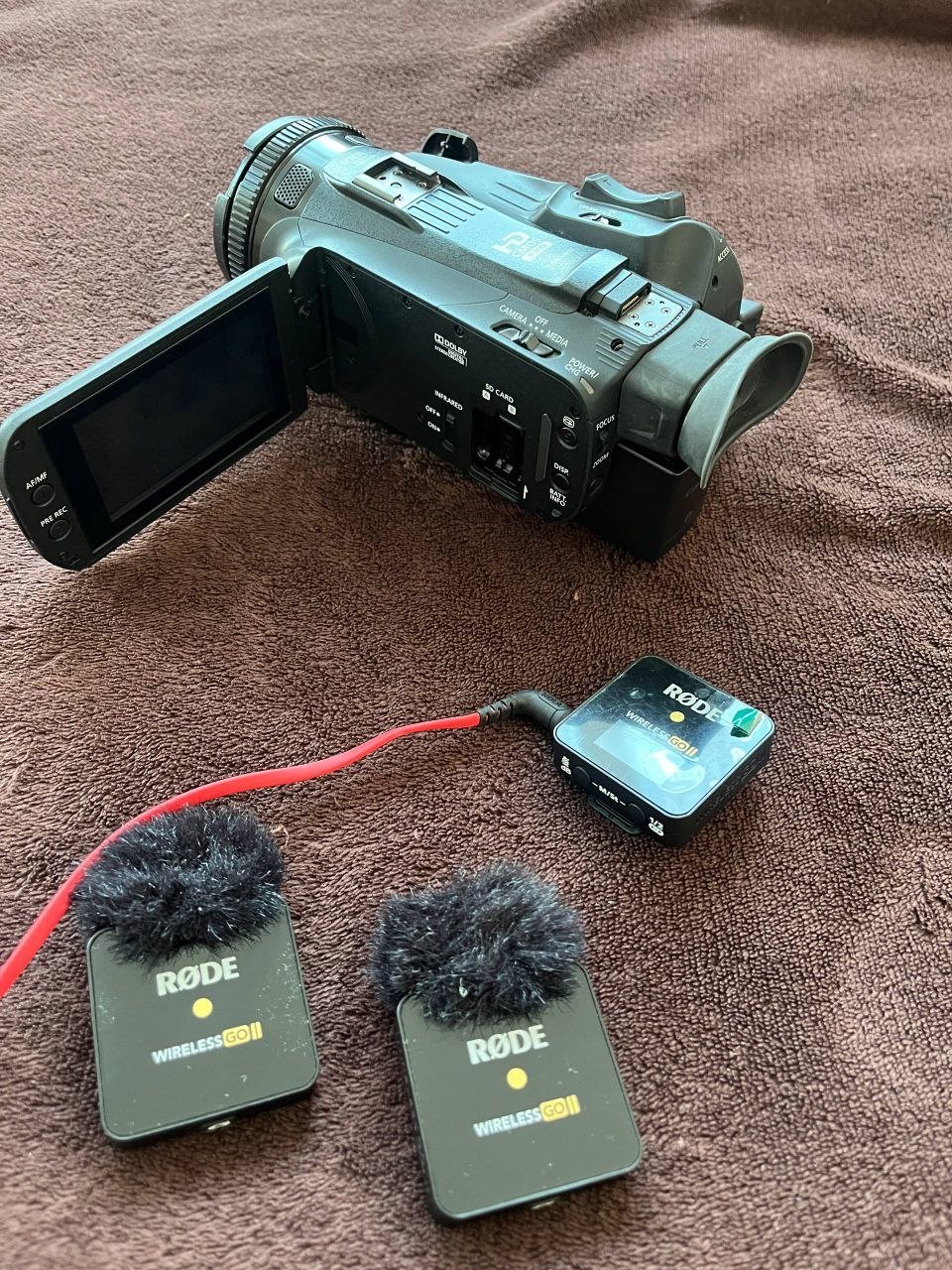 Canon XA11 video camera with microphones — used — Batumi, Georgia