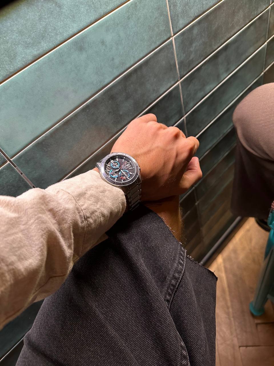 Casio Edifice Solar Powered Sapphire часы — Батуми, Грузия Casio Edifice Solar Powered Sapphire часы — б/у — Батуми, Грузия