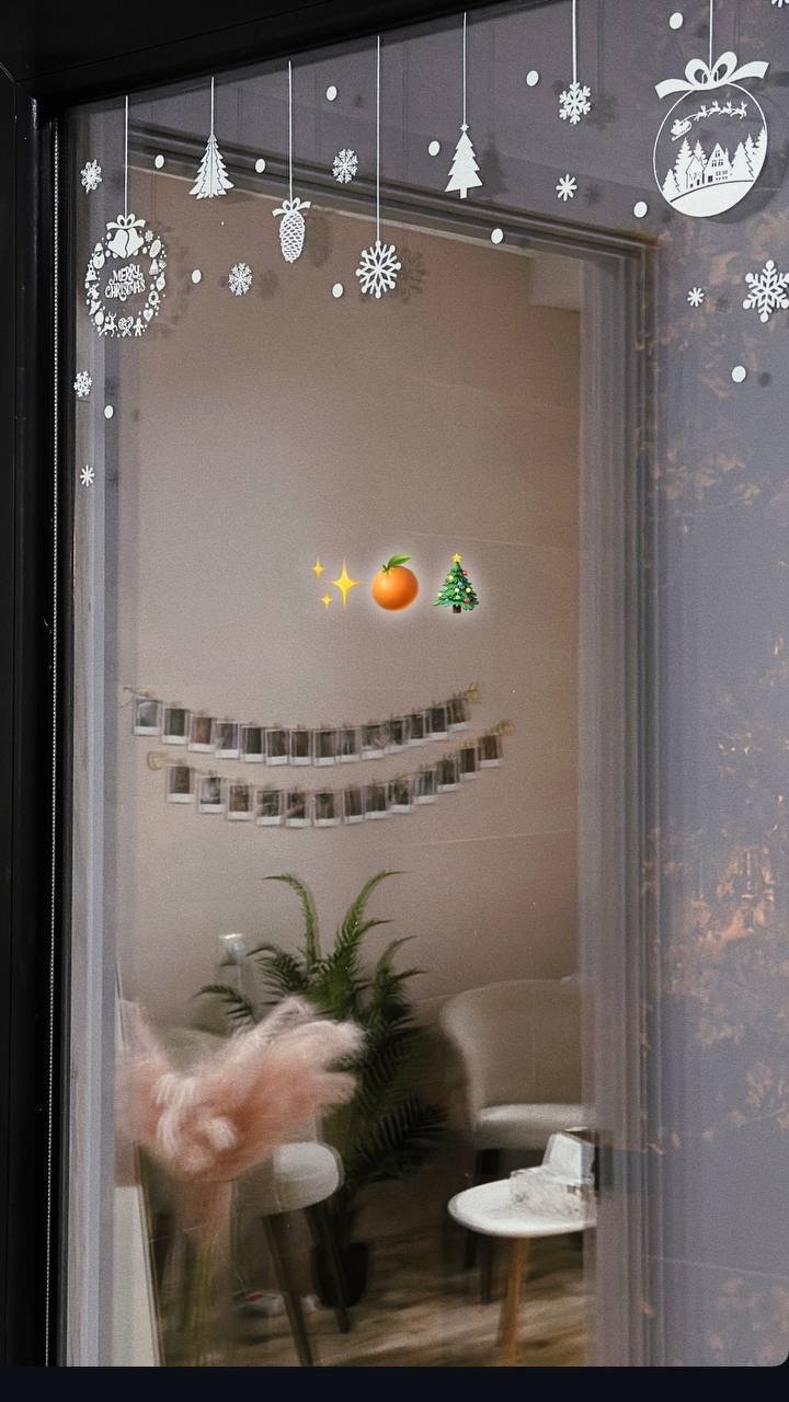 Pegatinas navideñas para ventanas (22 hojas A4) — Tiflis, Georgia