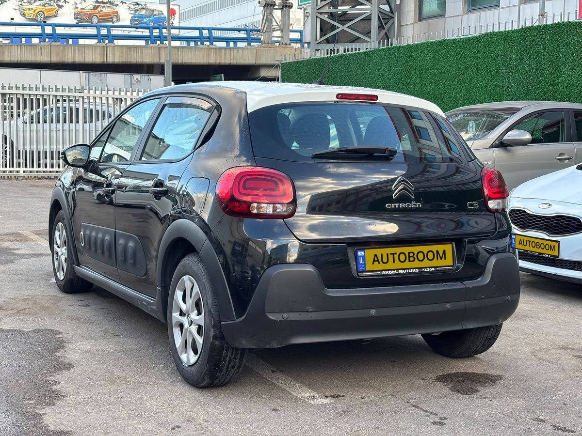 Citroen C3 2019 black automatic Feel — Tel Aviv, Israel