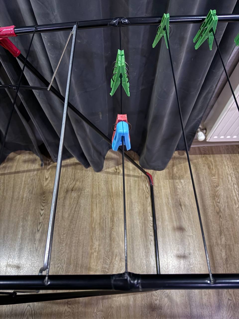 Clothes drying rack without clothespins 20 GEL — used — Tbilisi, Georgia