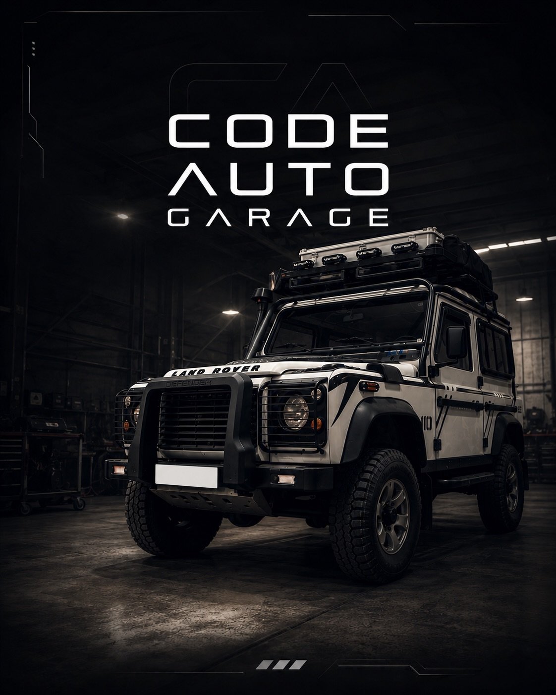 كود أوتو جراج: صيانة وتخصيص Land Rover Defender — الشارقة, الإمارات