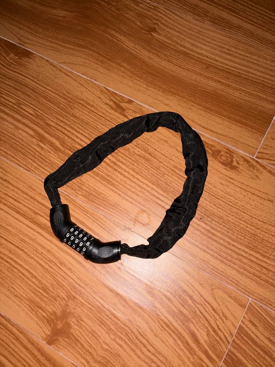 Code bike lock with thick chain — Batumi, Georgia