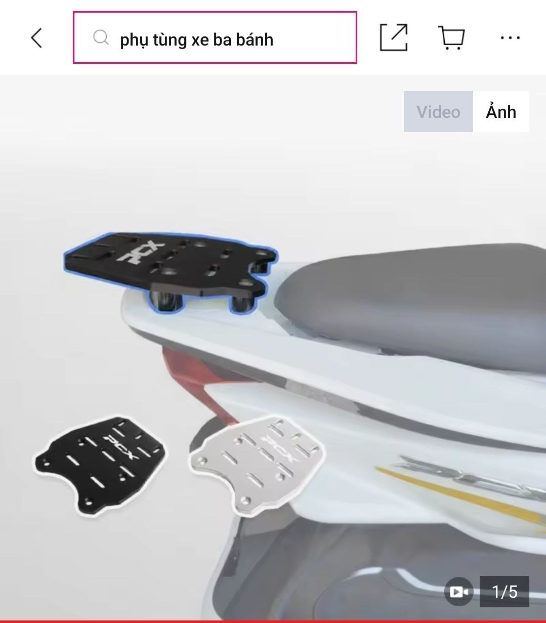 Cof mount for Honda PCX (1st gen) — Nha Trang, Vietnam