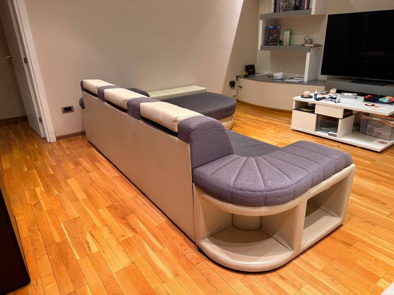 Corner sofa 320x190x90 fabric and eco-leather — Belgrade, Serbia