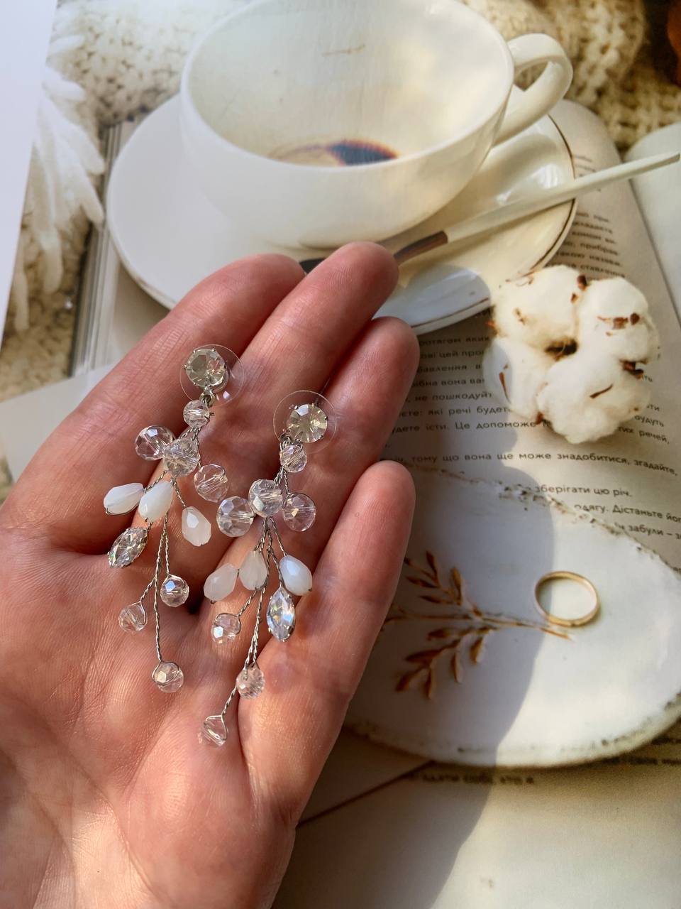 Серьги с кристаллами, 5 см, 1000 динар — Белград, Сербия Серьги с кристаллами, 5 см, 1000 динар — б/у — Белград, Сербия