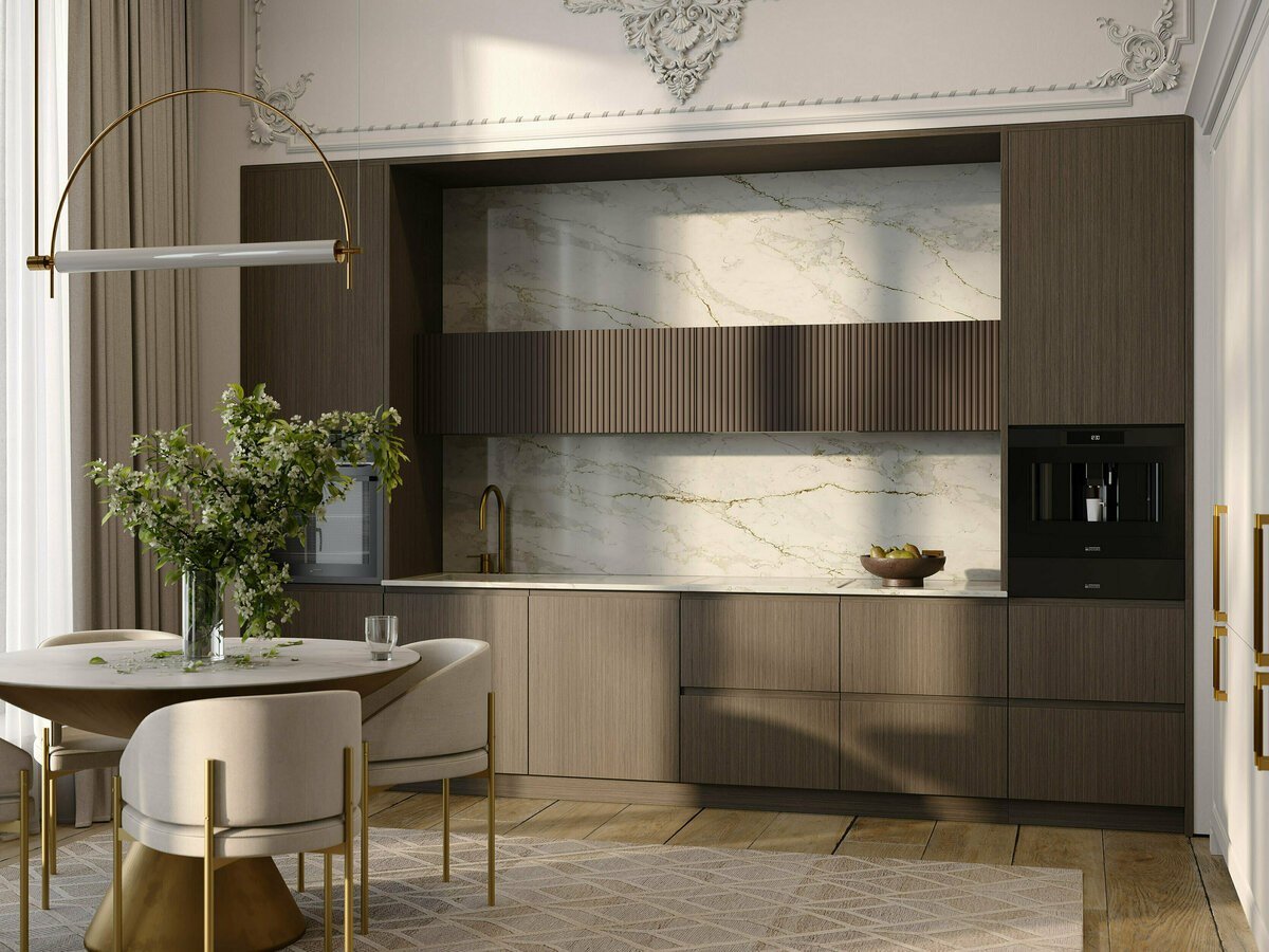 مطبخ حسب الطلب من Mr.DOORS (تصميم وإنتاج) — سانت بطرسبرغ, روسيا