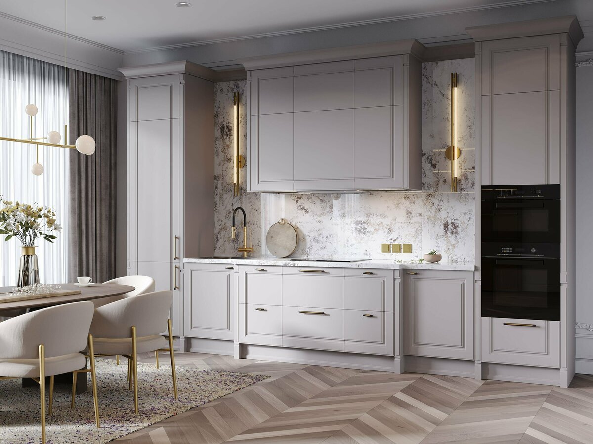 مطبخ حسب الطلب من Mr.DOORS (تصميم وإنتاج) — سانت بطرسبرغ, روسيا