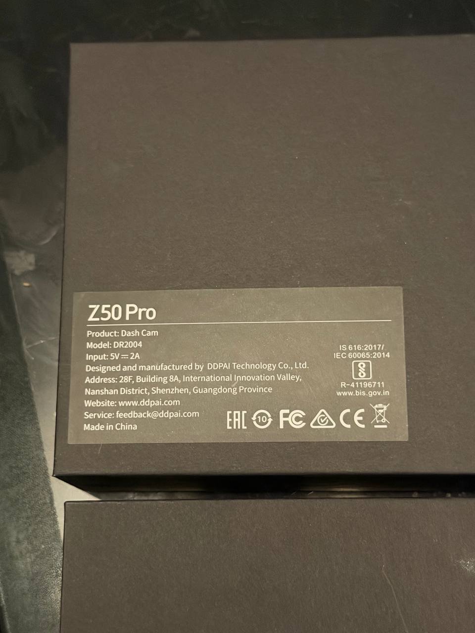 Видеорегистратор DDPai Z50 Pro (Dash Cam) — Пхукет, Таиланд