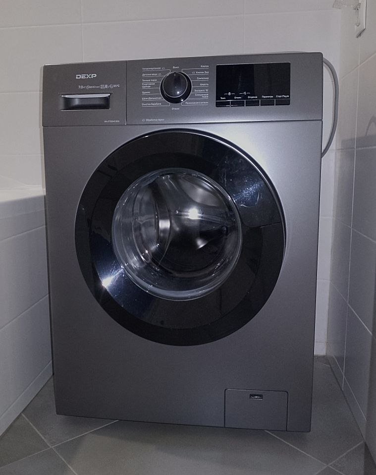 Стиральная машина DEXP 7.0 кг, 22 500 ₽ — б/у — Санкт-Петербург, Россия