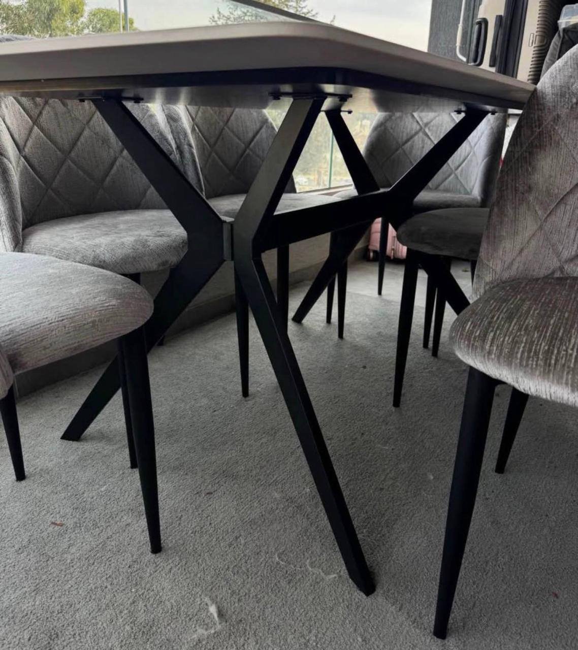 Dining table 160×90 cm marble-look, Limassol — excellent — Limassol, Cyprus