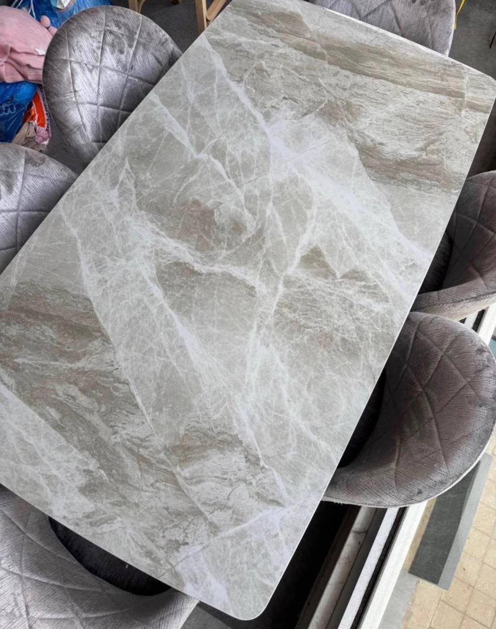 Dining table 160×90 cm marble-look, Limassol — excellent — Limassol, Cyprus