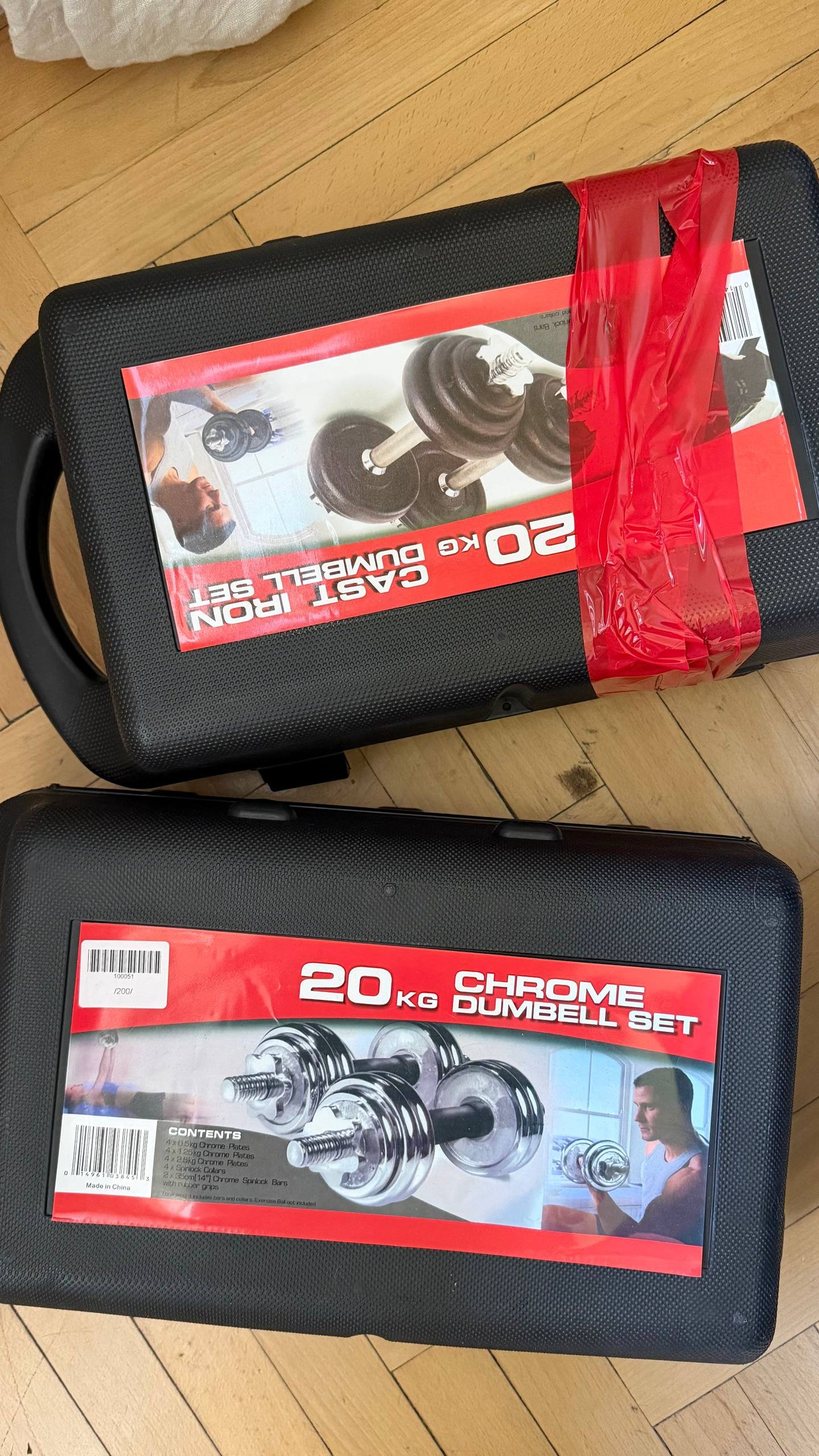 Dumbbell set 2x20 kg (chrome, cast iron) — Tbilisi, Georgia