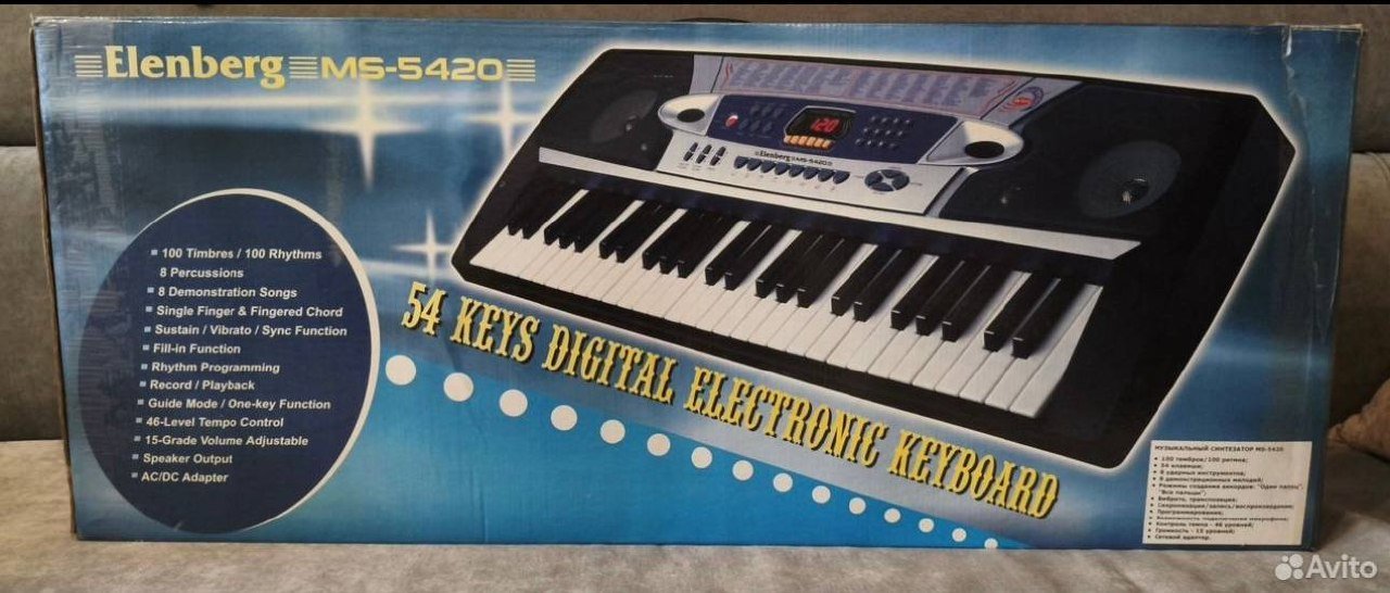 Teclado digital Elenberg MS-5420 de 54 teclas — usado — Moscú, Rusia