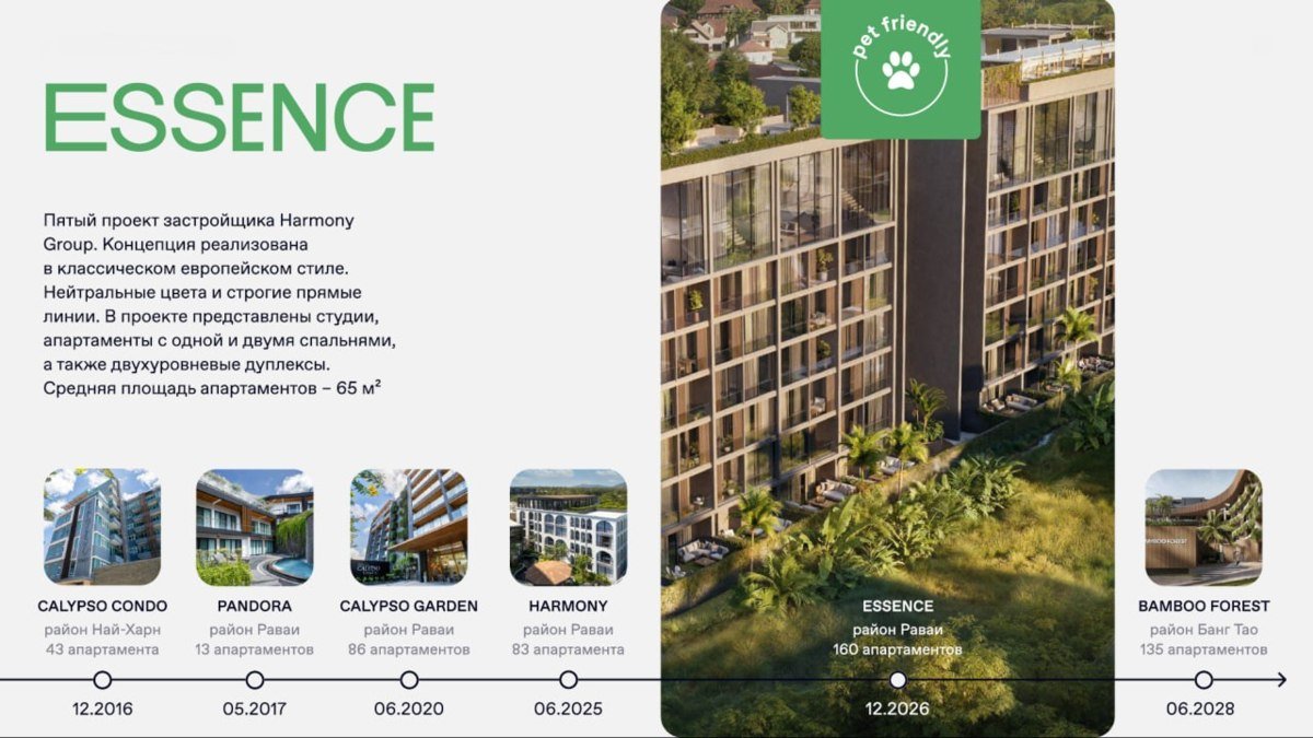 Essence Harmony: кондоминиум в Rawai, студии/1/2 спальни — Пхукет, Таиланд Essence Harmony: кондоминиум в Rawai, студии/1/2 спальни — Пхукет, Таиланд