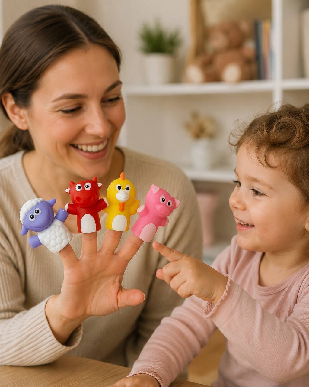 Finger puppet theater toy set (animals) — Tbilisi, Georgia Finger puppet theater toy set (animals) — Tbilisi, Georgia
