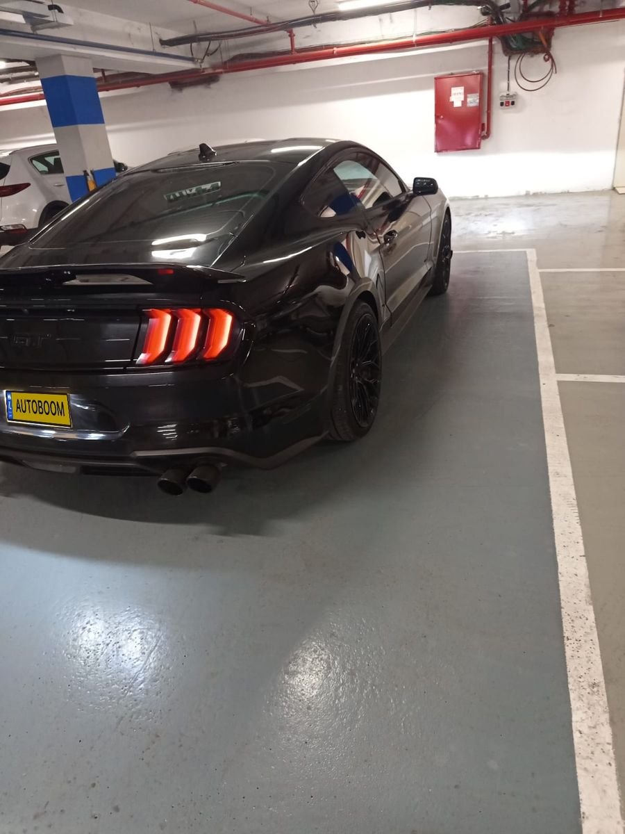 Ford Mustang Ecoboost Coupe 2020, black, automatic — Tel Aviv, Israel