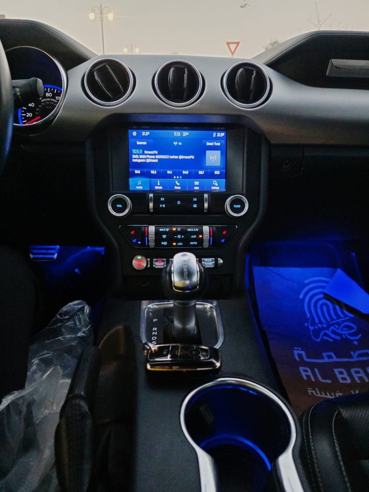 Ford Mustang EcoBoost V4 2021 automatic, fully serviced — Dubai, UAE