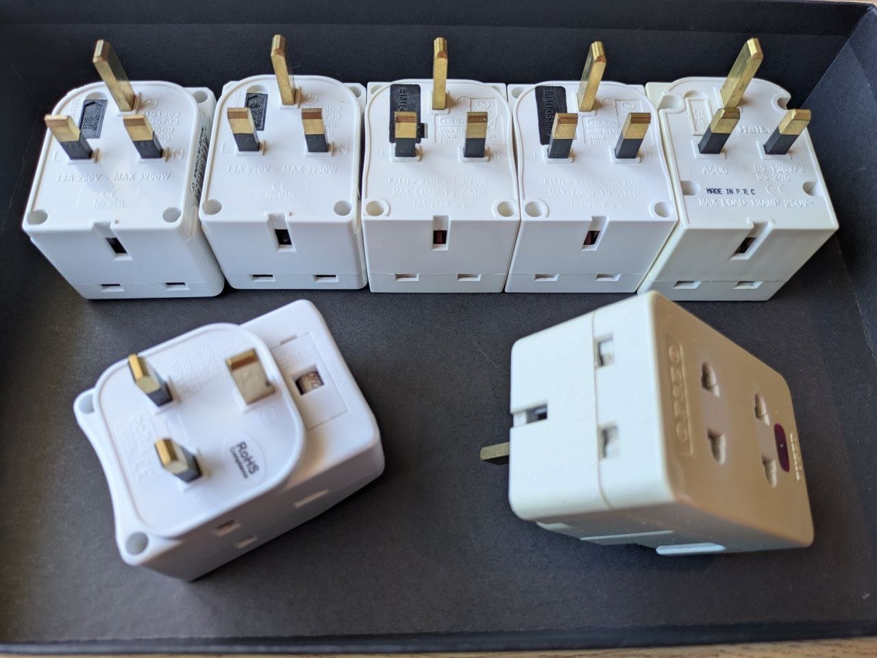 Gadgets for Cyprus sockets: splitters, adapters, power strips (set) — Limassol, Cyprus