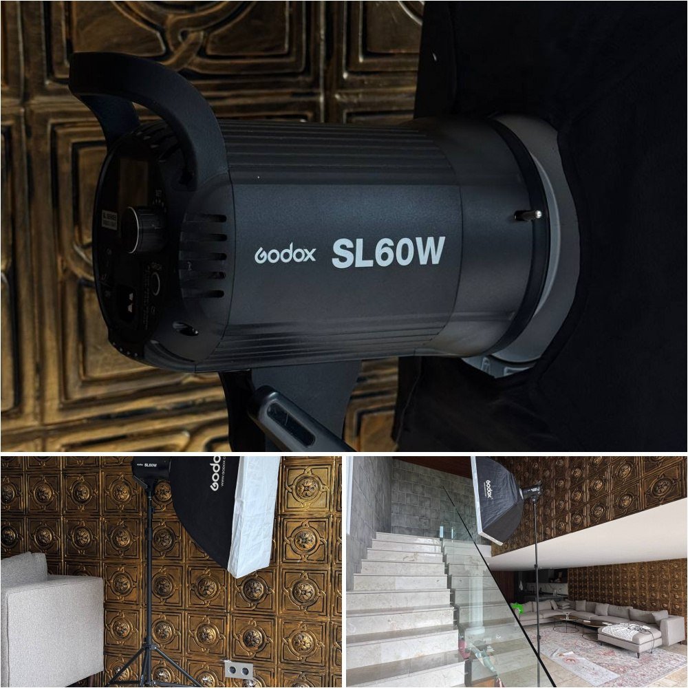 إضاءة Godox SL60W مع صندوق ناعم — بالي, إندونيسيا