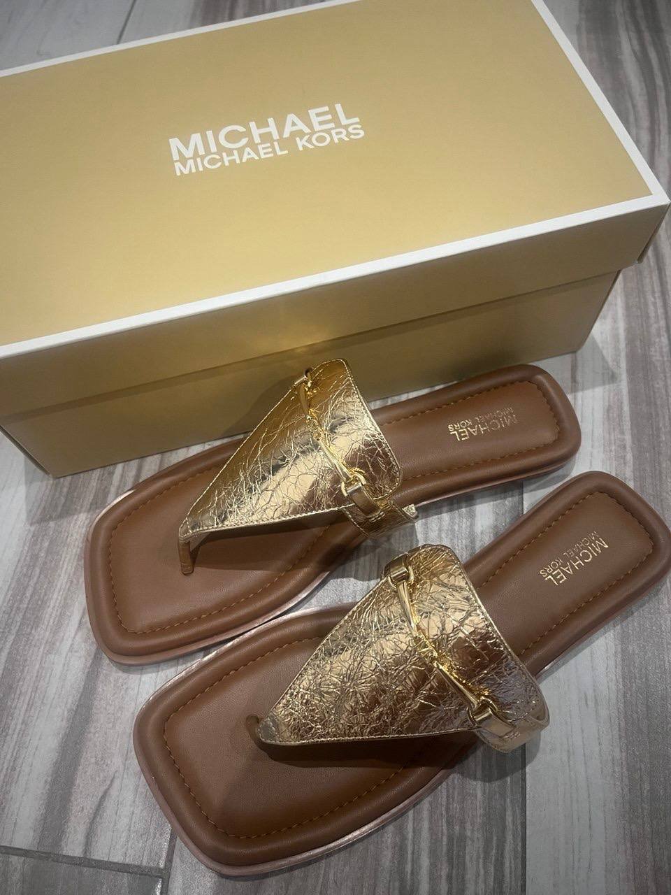 Gold Michael Kors sandals, size 40 — Tenerife, Spain Gold Michael Kors sandals, size 40 — Tenerife, Spain