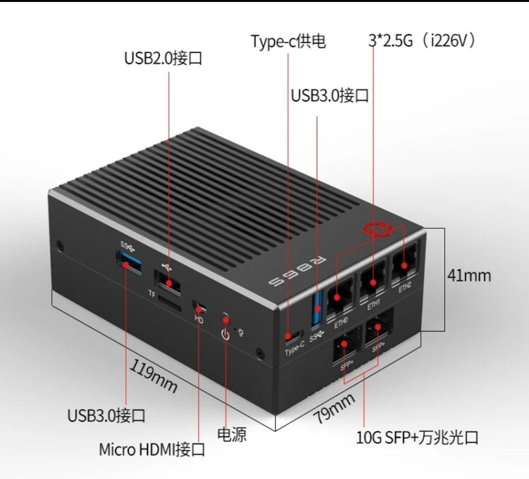 GoWin R86S mini PC Intel N5105 (gateway/router) 16/128 — used (about half a year), excellent — Batumi, Georgia